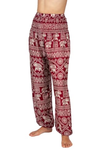 paigh stylische & konfortable Haremshose Damen mit Taschen – perfekt für Yoga, Festivals, Joggen und als Sommer-Mode - Handgefertigt in Thailand von paigh