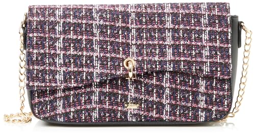 paino Women's Abendtasche Damen Clutch, PINK Mehrfarbig von paino