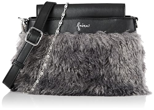 paino Women's Handtasche Damen Shopper, GRAU von paino