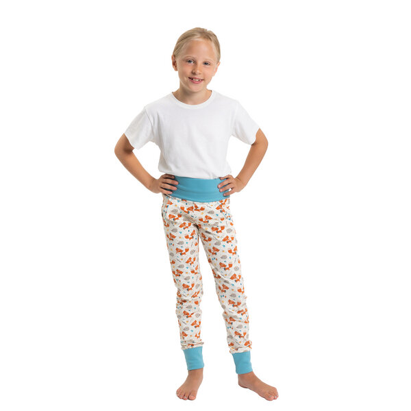 pajama-day Slim-Fit Pyjamahose (vegan) für Kinder mit Taschen von pajama-day