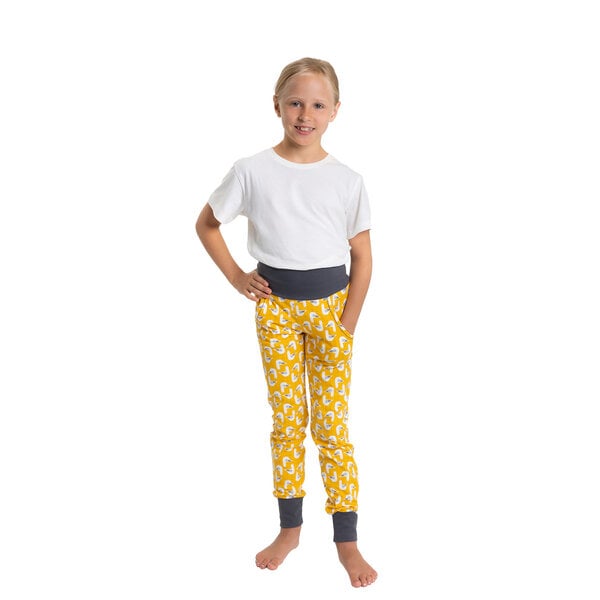 pajama-day Slim-Fit Pyjamahose (vegan) für Kinder mit Taschen von pajama-day