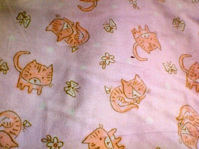 Sleepy Kitty Flanell Lounge Hose/Schlafhose Kinder Gr. 0-3 Bis 5 von pajamaworkshop