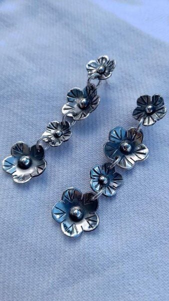 pakilia Ohrhänger "4 Flores Frida" von pakilia