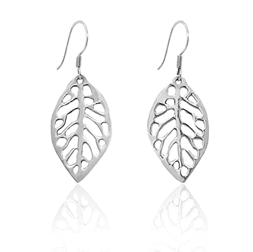 pakilia Ohrhänger "Hojas de sueño" - fair trade Ohrringe, Handarbeit aus Mexiko, 925 Sterling Silber von pakilia