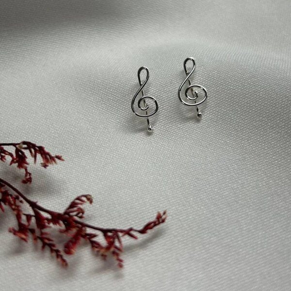 pakilia Ohrstecker "Nota musical" mini von pakilia