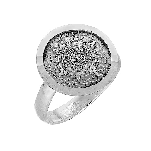 pakilia Ring "Eternidad" dunkel - fair trade Ring, Handarbeit aus Mexiko, 925 Sterling Silber von pakilia