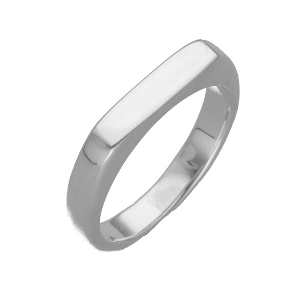 pakilia Ring "Rectangular para Grabar" #7,5 von pakilia