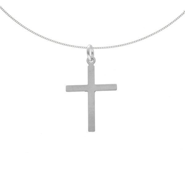 pakilia Silber Kette filigranes Kreuz Fair-Trade und handmade von pakilia