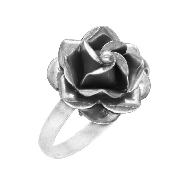 pakilia Silber Ring Rose Fair-Trade und handmade von pakilia