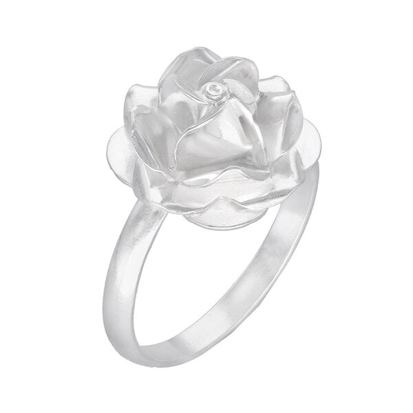 pakilia Silber Ring Rose Fair-Trade und handmade von pakilia