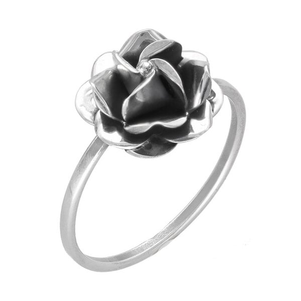 pakilia Silber Ring Rosenblüte Fair-Trade und handmade von pakilia