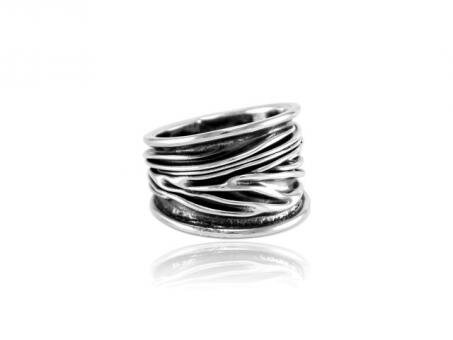 pakilia Silber Ring Wellen Fair-Trade und handmade von pakilia