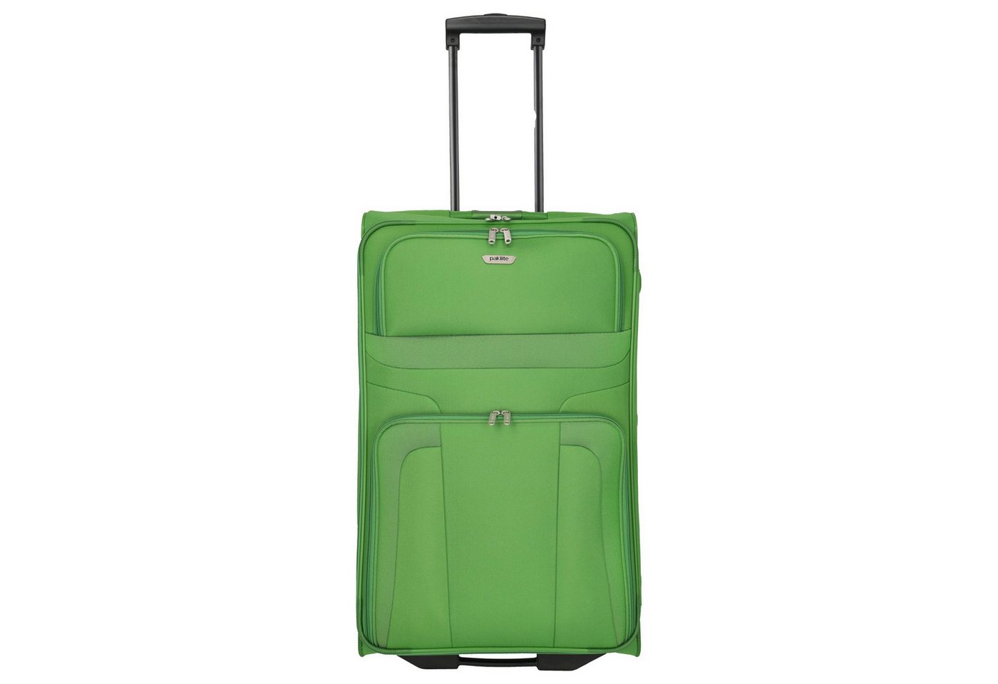 paklite Koffer Orlando - 4-Rollen-Trolley L 73 cm (grün), 2 Rollen von paklite