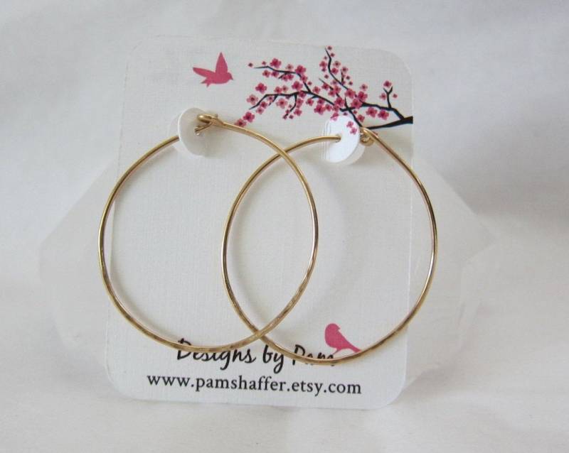 1 1/2 Zoll Gold Creolen von pamshaffer