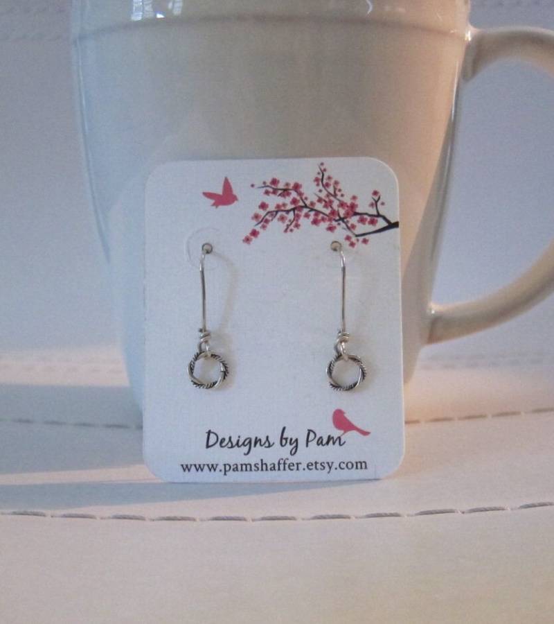 5/8" Verdreht Sterling Creolen von pamshaffer