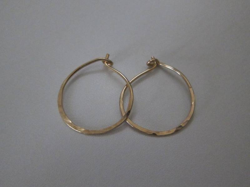 Ein Zoll Gold Creolen von pamshaffer