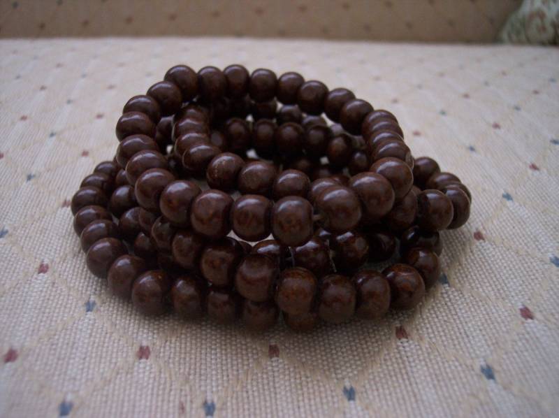 Holz-Perlen Armband von pamshaffer