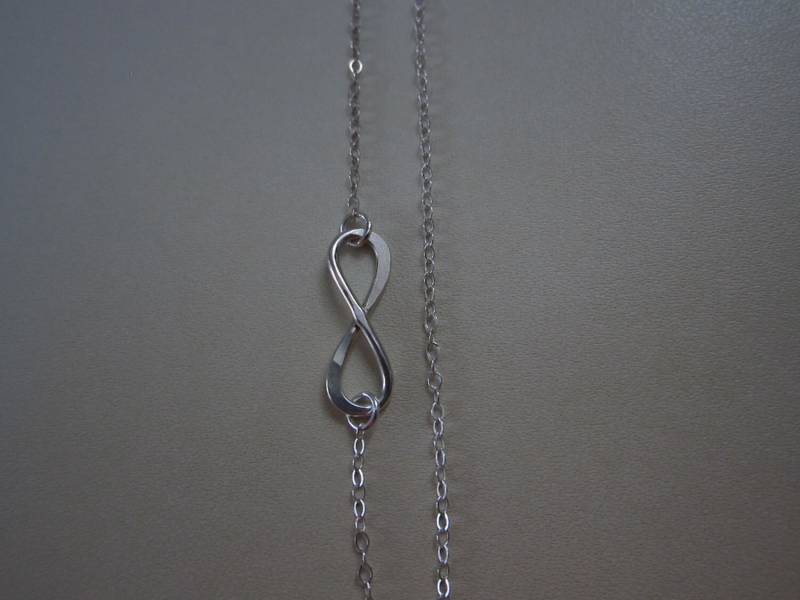 Infinity Necklace - Sterling Silber-Achter von pamshaffer
