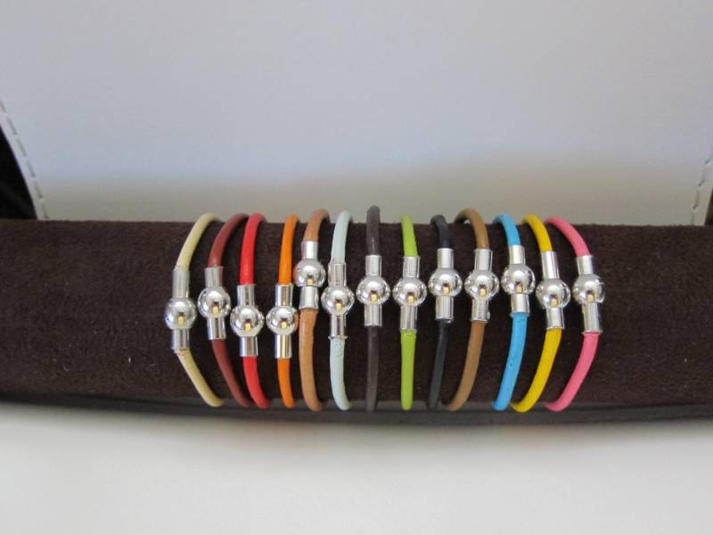 Leder Armreif/Choice Farbe | 3mm -1 X von pamshaffer