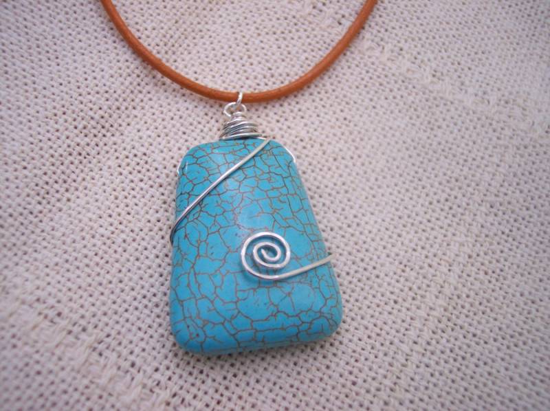 Rechteckige Türkis Anhänger Rechteckige Türkis Anhänger von pamshaffer