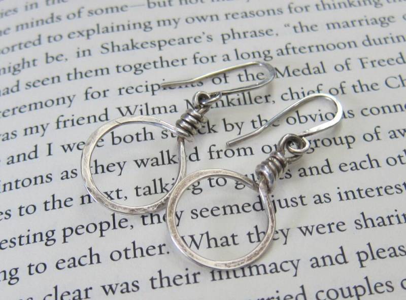 sterling Silber Creolen-2 von pamshaffer