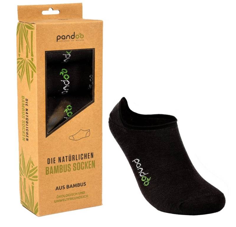 pandoo Kurzsocken Füßlinge, Knöchelsocken, Kurzsocken, 6er Pack - Viskose (Bambus) von pandoo