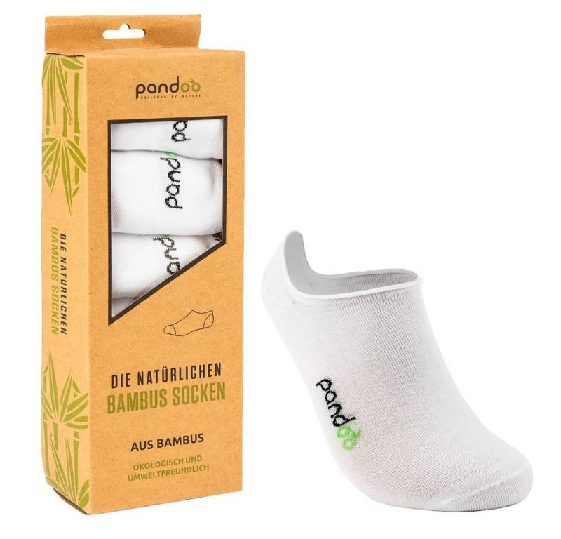 pandoo Kurzsocken Füßlinge, Knöchelsocken, Kurzsocken, 6er Pack - Viskose (Bambus) von pandoo