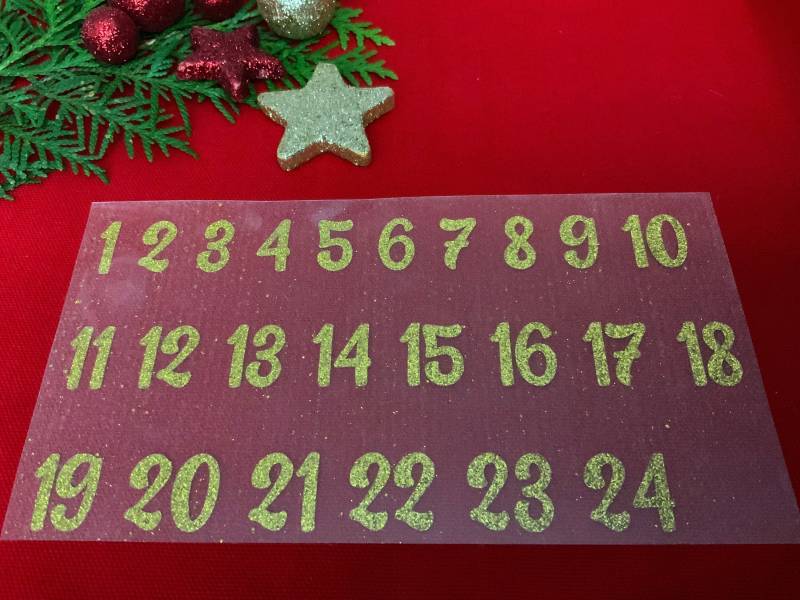 Zahlen Zum Aufbügeln, Bügelzahlen 1-31 Oder Für Den Adventskalender 1-24, Gold Silber Rot Pink Glitzer Zahlen Zum Aufbügeln, Bügelzahlen 1-31 Oder Für Den Adventskalender 1-24, Gold Silber Rot Pink Glitzer von panimoden