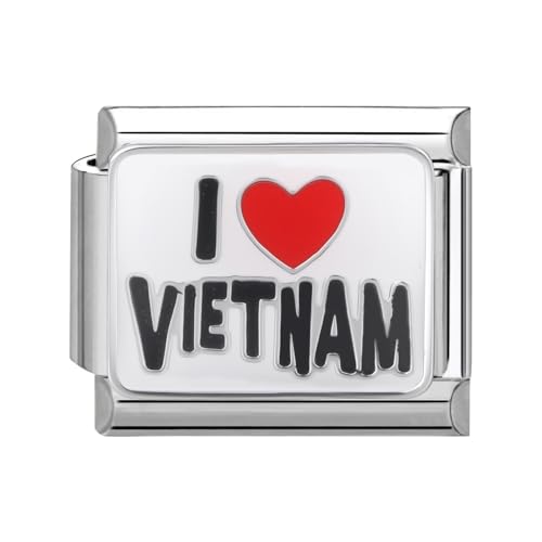 papasgix Italian Charms Module Familien für 9mm Italian Charm Bracelet DIY Italian Style Charms für Damen Abnehmbar Italienisches Charm Armband Zubehör Mädchen Junge Geschenk von papasgix