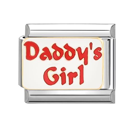 papasgix Italian Charms Module Familien für 9mm Italian Charm Bracelet DIY Italian Style Charms für Damen Abnehmbar Italienisches Charm Armband Zubehör Mädchen Junge Geschenk von papasgix