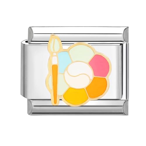 papasgix Italian Charms Module Landschaftsbau für 9mm Italian Charm Bracelet DIY Italian Style Charms für Damen Abnehmbar Italienisches Charm Armband Zubehör Mädchen Junge Geschenk von papasgix