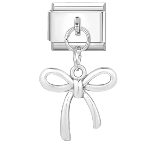 papasgix Italian Charms Module für 9mm Italian Charm Bracelet DIY Italian Style Charms für Damen Abnehmbar Anhänger Italienisches Charm Armband Zubehör Mädchen Junge Geschenk(Lila Schmetterling) von papasgix