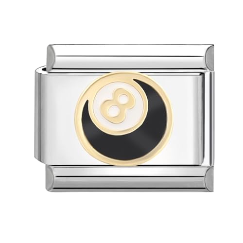 papasgix Italian Charms Module für 9mm Italian Charm Bracelet DIY Italian Style Charms für Damen Abnehmbar Italienisches Charm Armband Zubehör Mädchen Junge Geschenk von papasgix