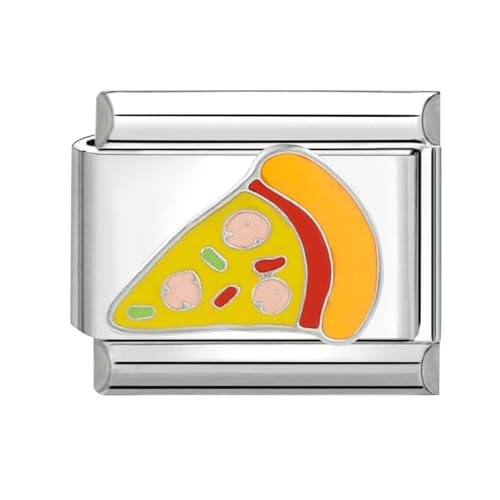papasgix Italian Charms Module für 9mm Italian Charm Bracelet DIY Lebensmittel Italian Style Charms für Damen Abnehmbar Italienisches Charm Armband Zubehör Mädchen Junge Geschenk von papasgix