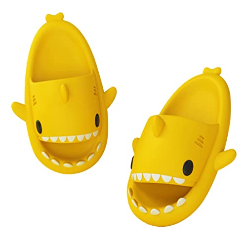 papasgix Unisex Hai Hausschuhe Damen Badeschuhe Herren Shark Slippers rutschfest Cloud Slides Badelatchen Unisex Super Weich Badeschuhe Shark Slides Cute Shark Slippers von papasgix