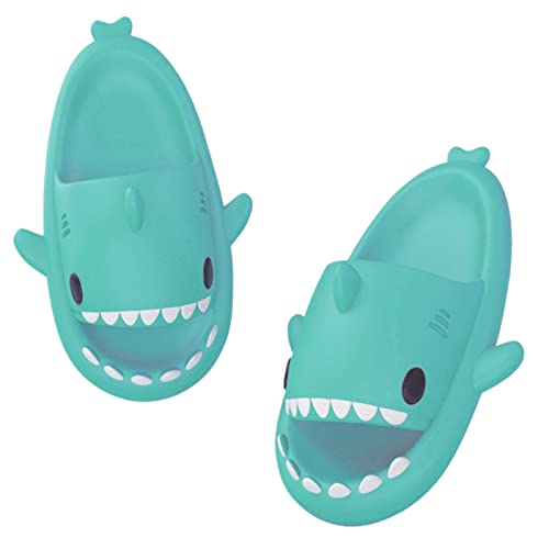 papasgix Unisex Hai Hausschuhe Damen Badeschuhe Herren Shark Slippers rutschfest Cloud Slides Badelatchen Unisex Super Weich Badeschuhe Shark Slides Cute Shark Slippers von papasgix