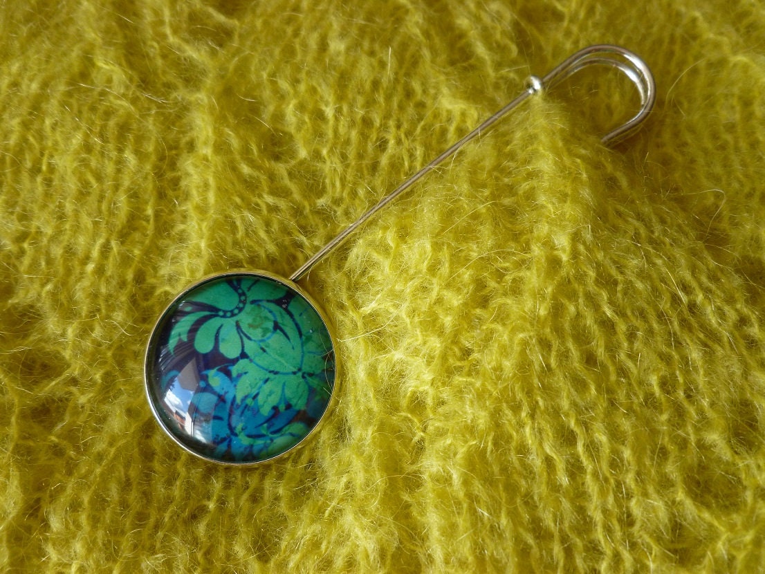 Große Tuch -/Schalnadel ... Wunderschön Und Praktisch von paperandmorevonUte