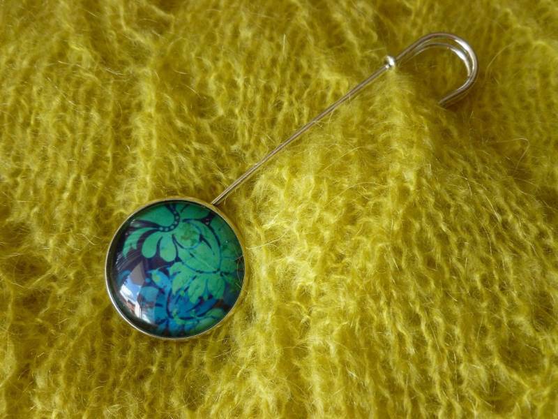 Große Tuch -/Schalnadel ... Wunderschön Und Praktisch von paperandmorevonUte