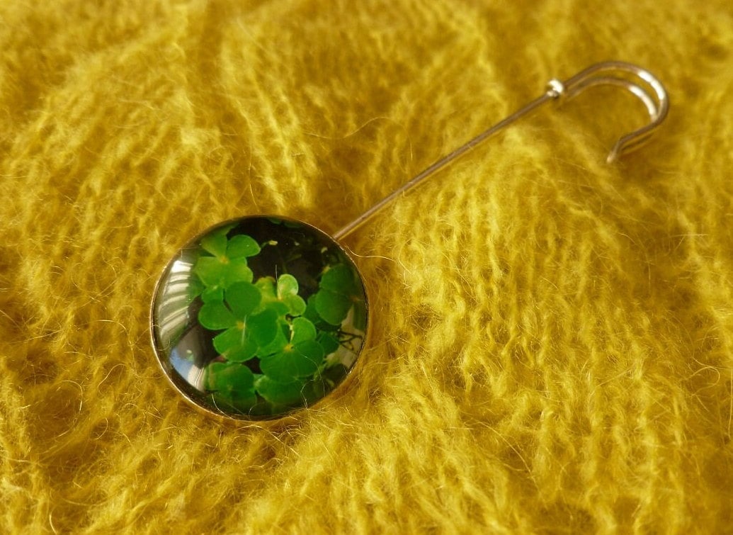 Große Tuch -/Schalnadel ... Wunderschön Und Praktisch von paperandmorevonUte