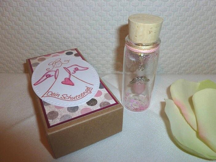 Schutzengel - Im Glasflacon Als Geschenk-Set von paperandmorevonUte