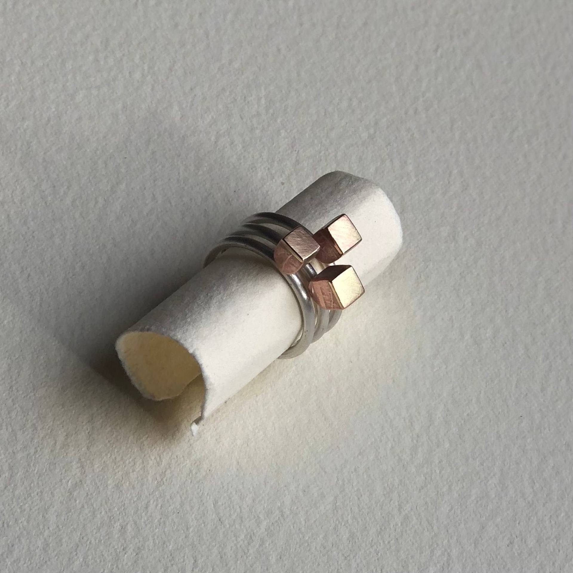 Kleine "Cupcake' Stapelringe von papermetal