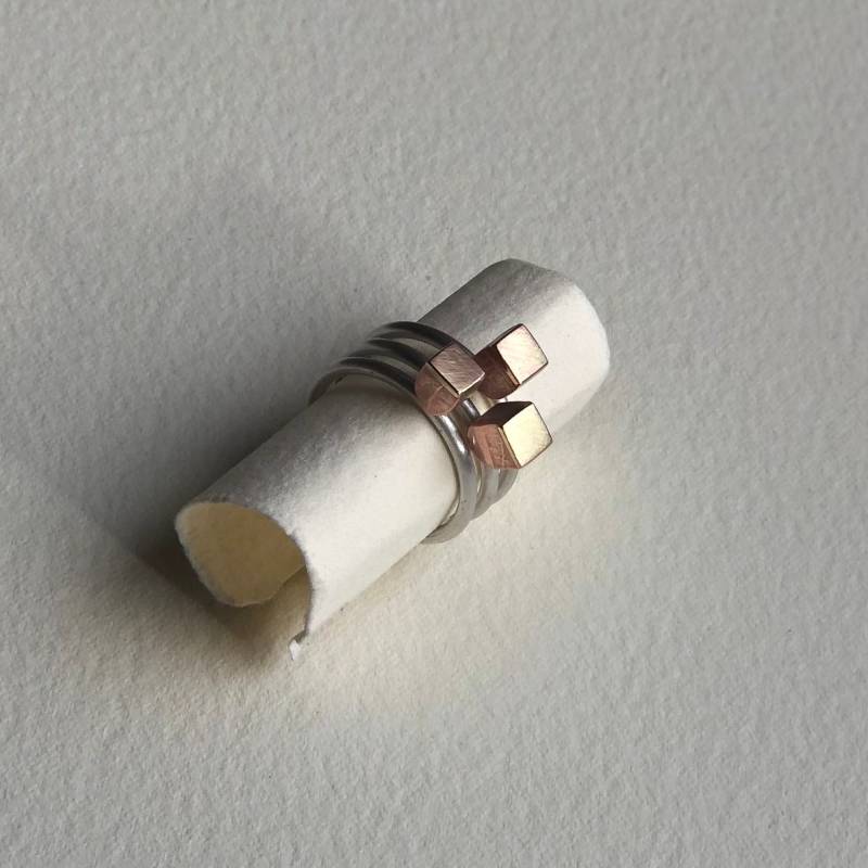 Kleine "Cupcake' Stapelringe Kleine "Cupcake' Stapelringe von papermetal