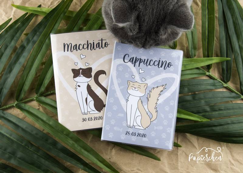 Impfpasshülle Für Katzen, Personalisiert Mit Name & Geburtsdatum, Impfausweis, Eu Heimtierausweis Geschenkidee Katzenliebhaber Impfpasshülle Für Katzen, Personalisiert Mit Name & Geburtsdatum, Impfausweis, Eu Heimtierausweis Geschenkidee Katzenliebhaber von papierchenonlineshop