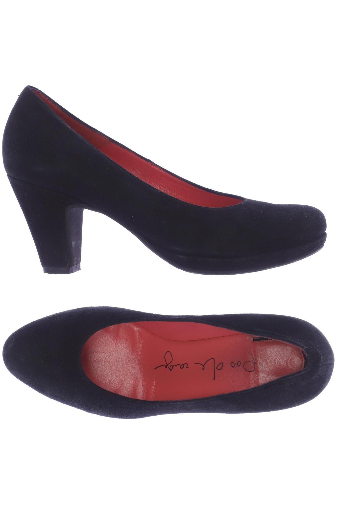 pas de rouge Damen Pumps, schwarz von pas de rouge