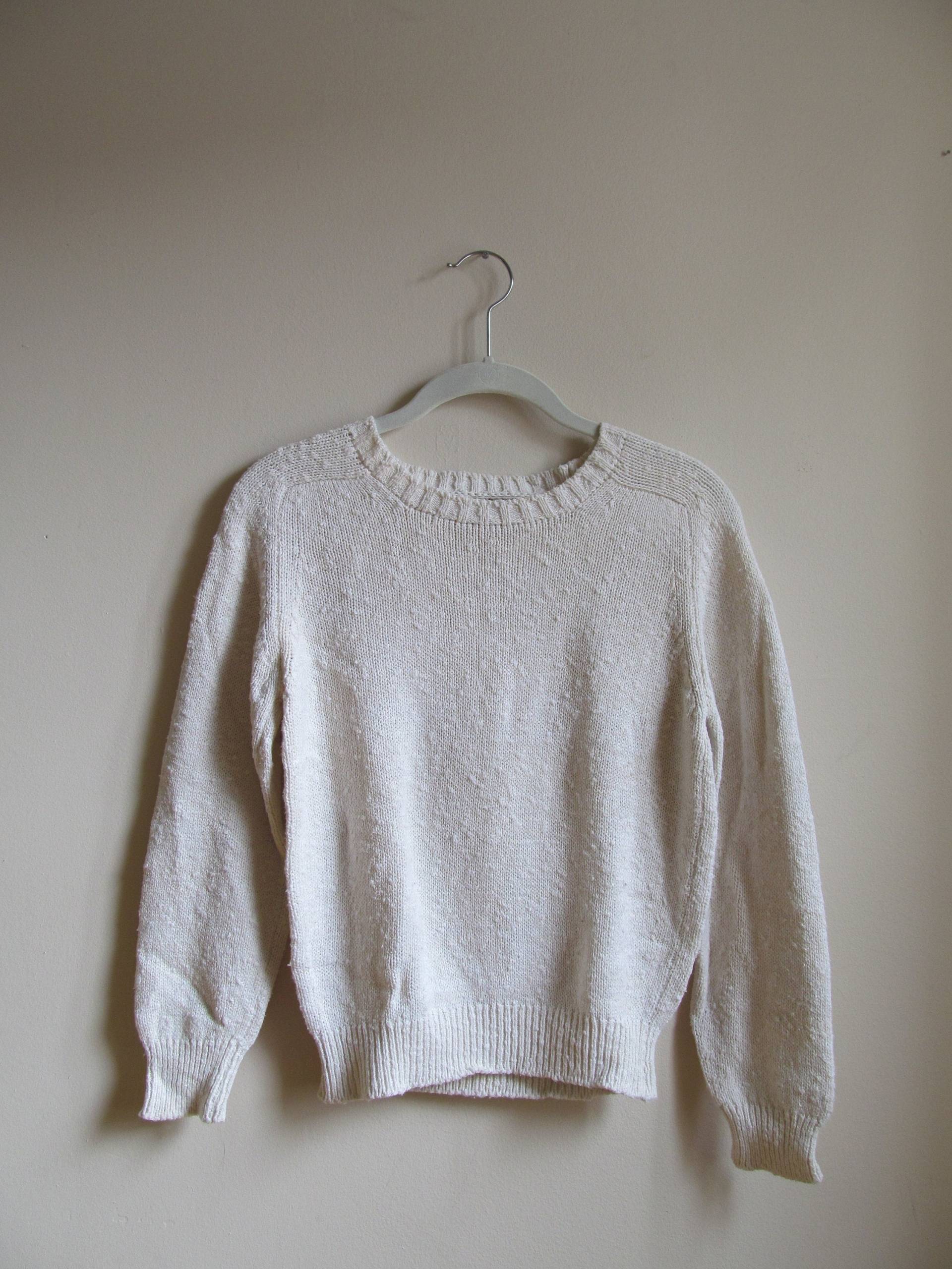 60S Strukturierter Pullover Sweater S 34 Büste von pasadenavintage