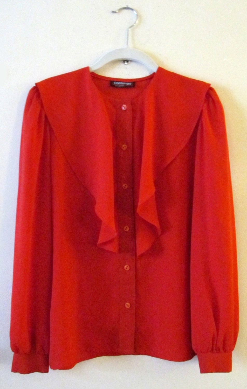 Rüschenbluse M L 38 Büste Rüschenbluse M L 38 Büste von pasadenavintage