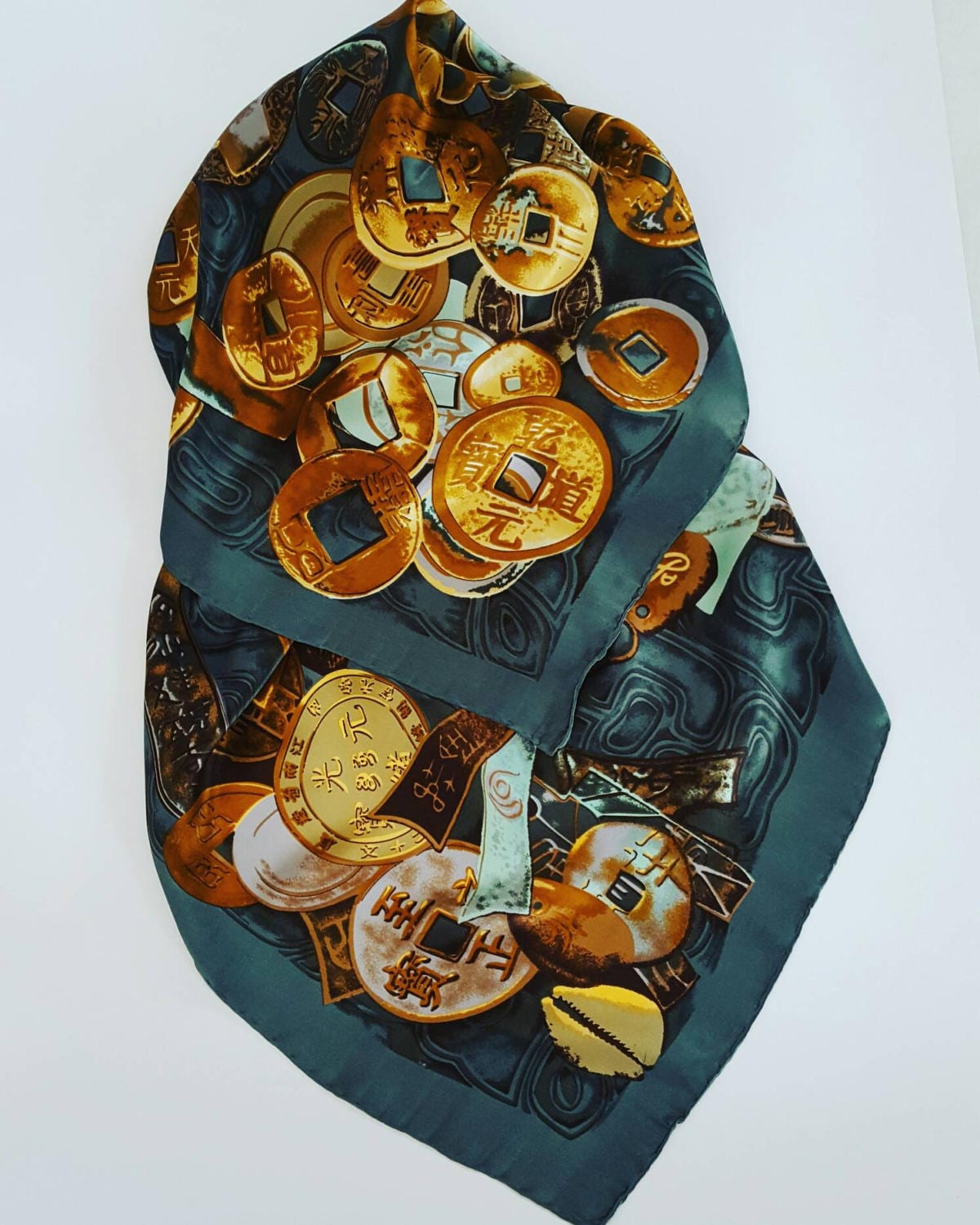 Grande Stola Vintage in Pura Seta von passatosetoso