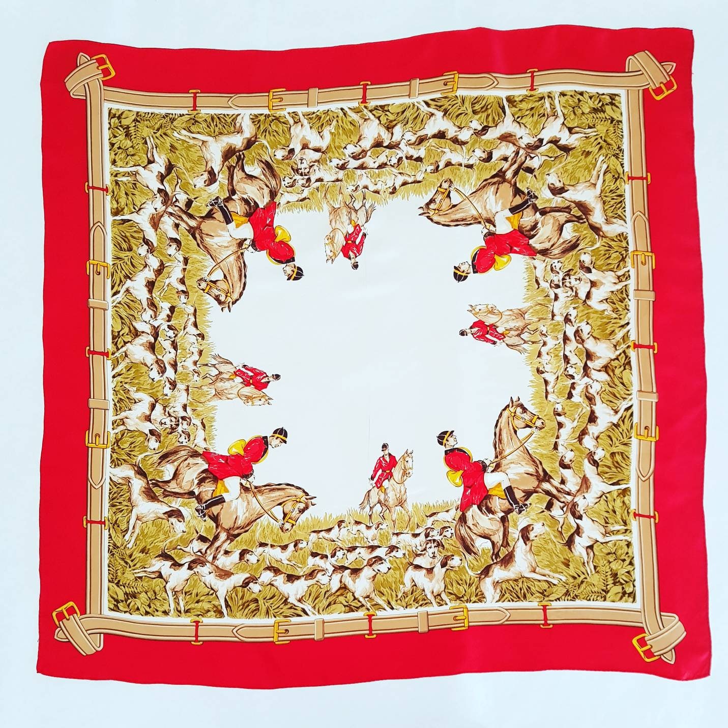 Vintage Schal Aus Reiner Reiterseide von passatosetoso