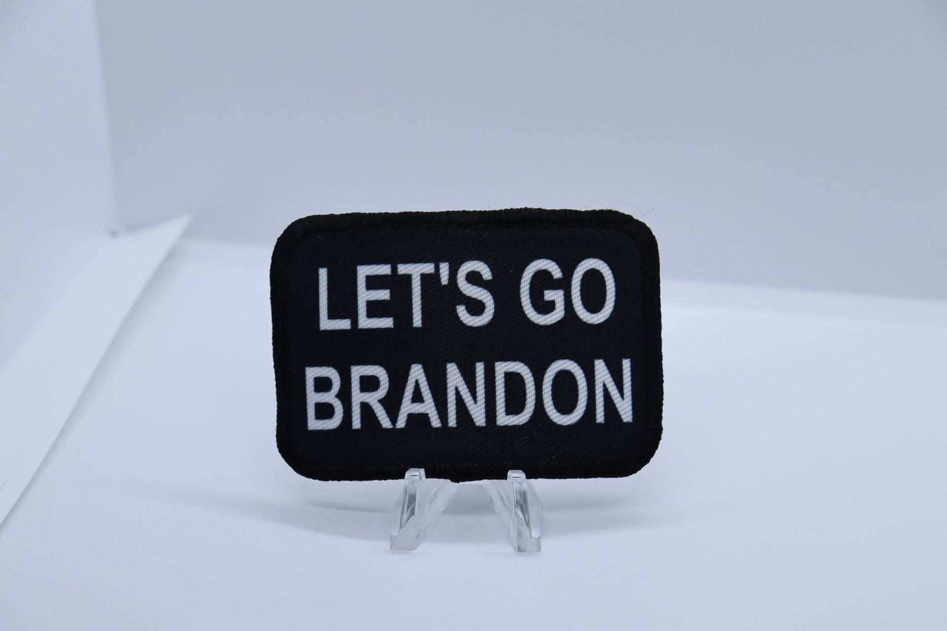 Let's Go Brandon Chant Meme 2 "x3" Abnehmbarer Patch Mit Klettverschluss von patchesNplates