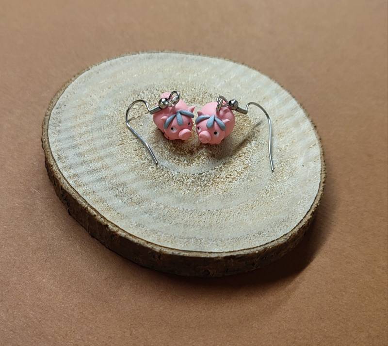 Schwein-Ohrringe Schwein-Ohrringe von pateettics